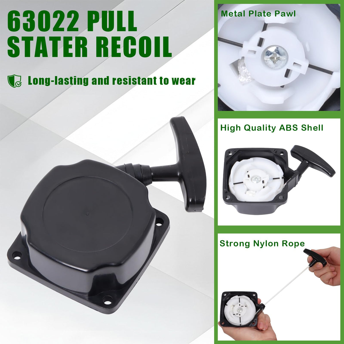 HAQQI Earth Auger E43 recoil fits MC43 models for reliable starts.