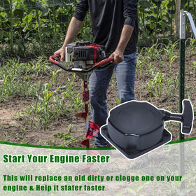 HAQQI MC43 tiller recoil supports easy operation during cultivation.