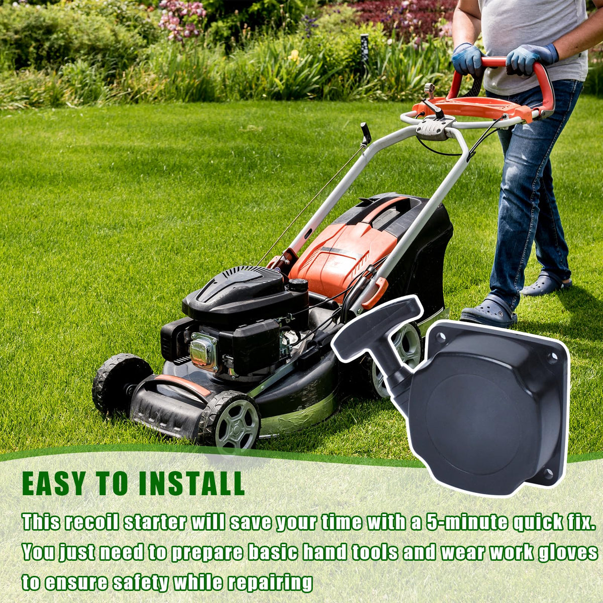 HAQQI 63022 recoil uses durable nylon rope for lasting use.