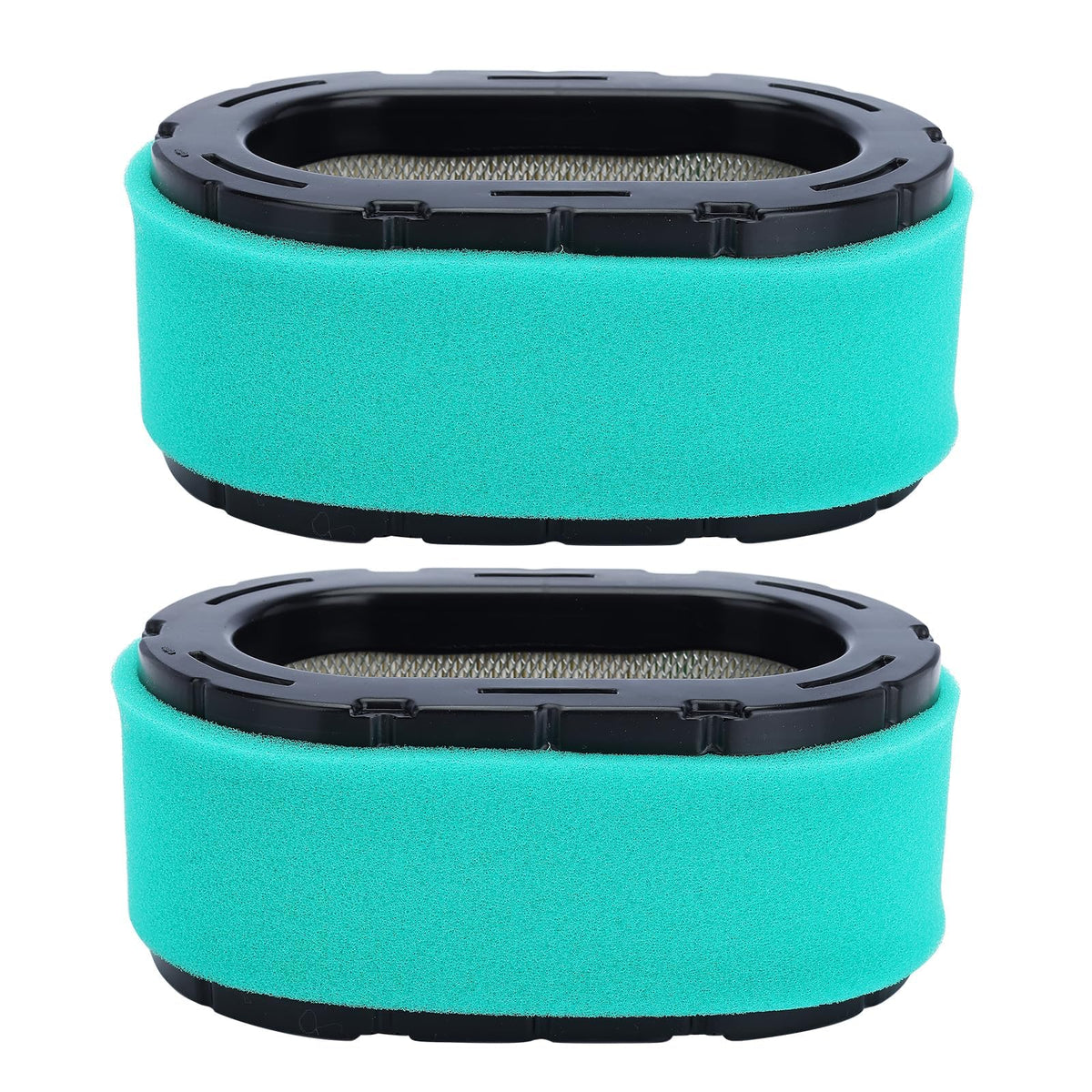 Harbot air filter close-up for Kohler engine with precise pleats for filtration.