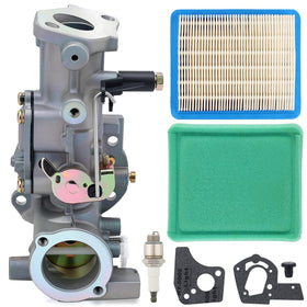 Harbot 498298 carburetor front view shows compatibility with multiple tiller models