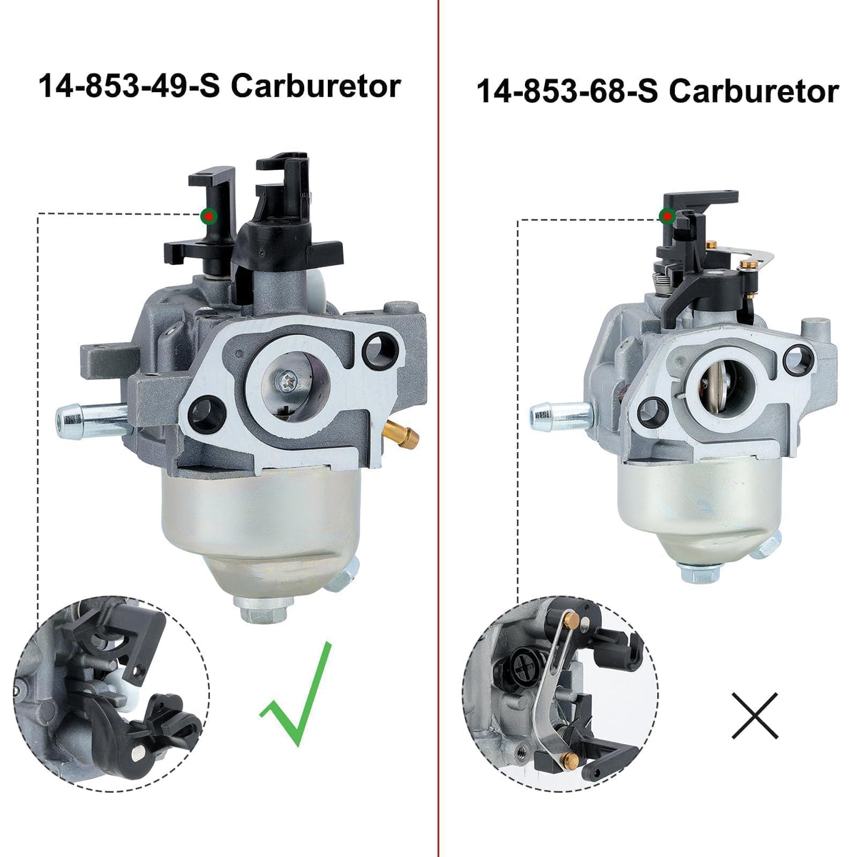 Harbot included air filter supports clean air intake for Kohler Courage XT-675 engine.
