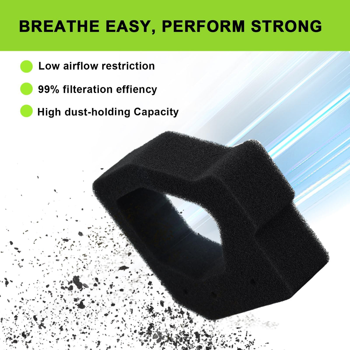 Harbot air filter for Honda GX25NT protects engine from debris