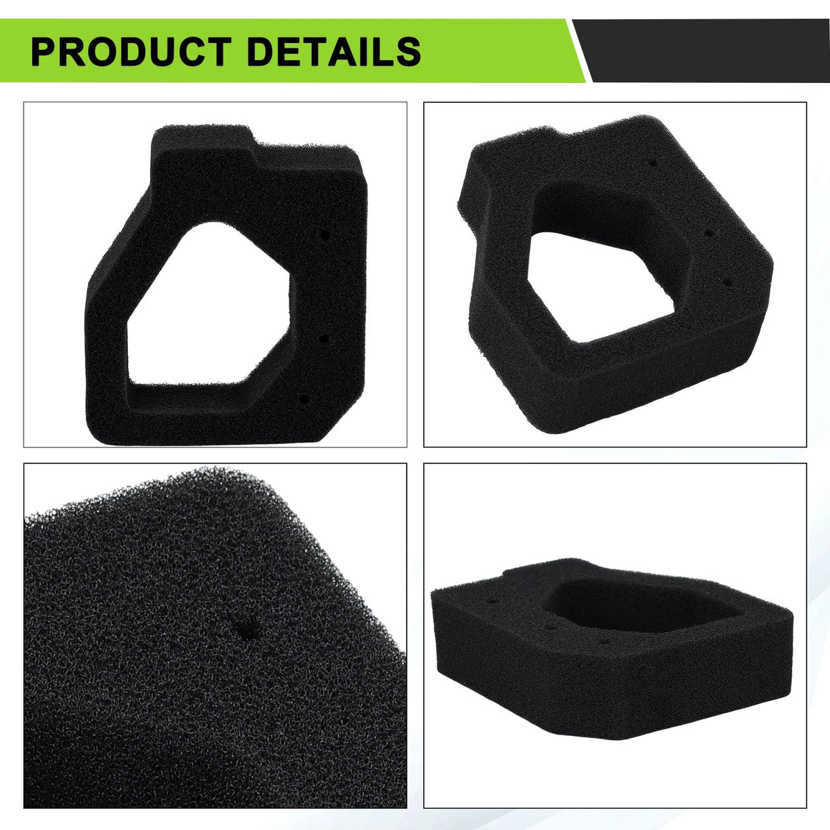 Harbot air filter for rototiller use maintains engine longevity