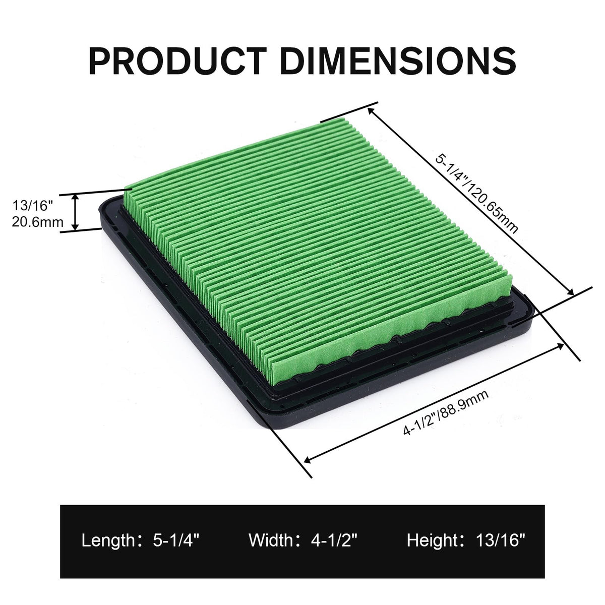 Harbot air filter cover 17231-Z0L-020 fits Honda GC160LA engine for airflow balance.