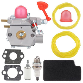 Harbot BVM200VS carburetor front view with durable brass components for reliable starts.