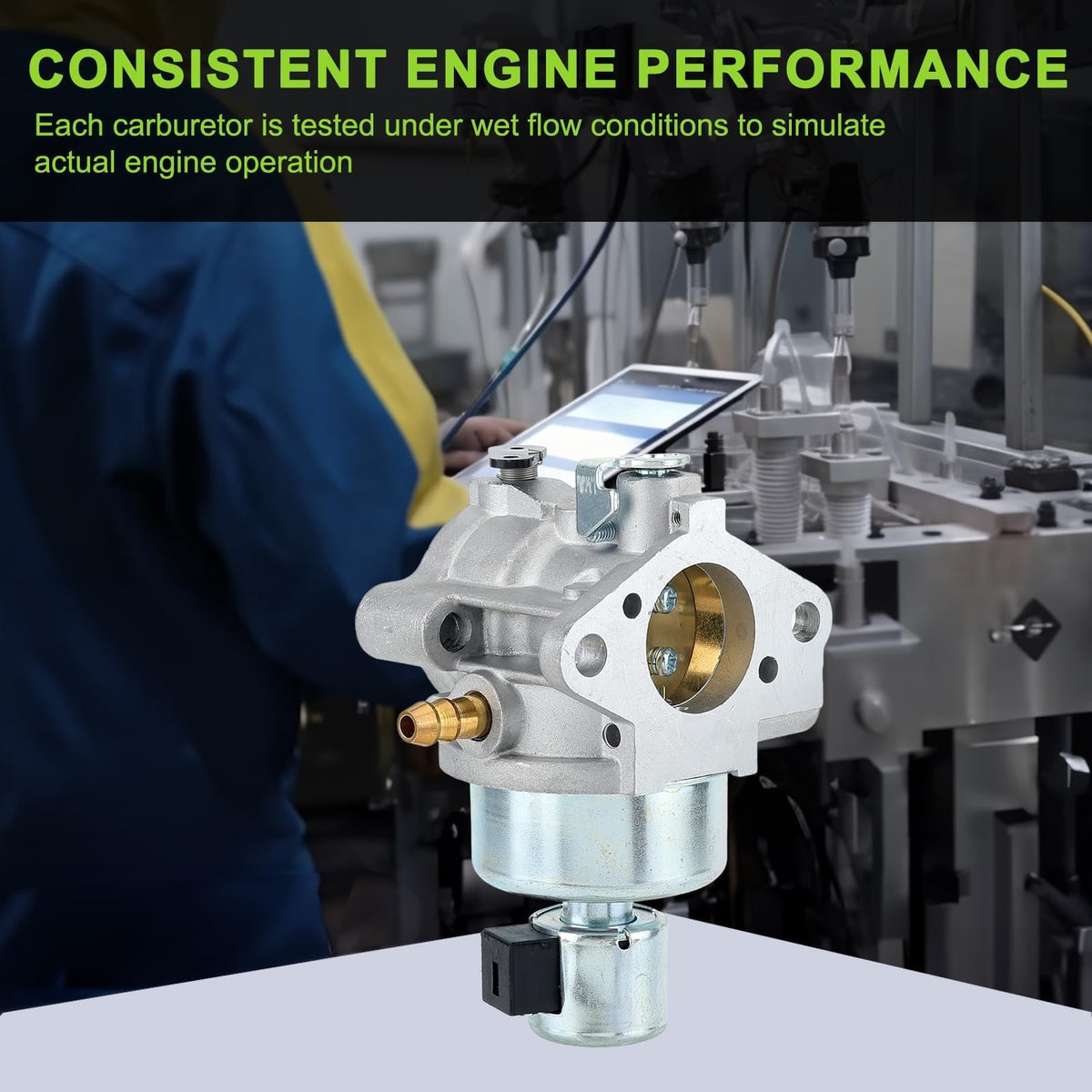 Harbot carburetor on engine snapshot