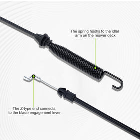 Harbot conduit length 39 inches – flexible routing for various mowers.