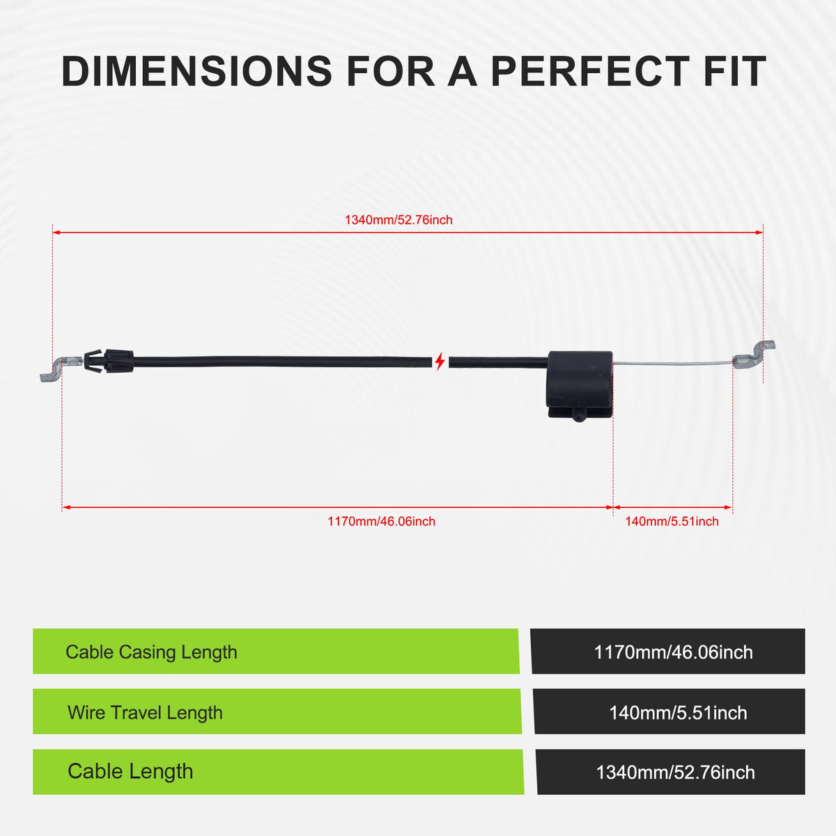 Harbot zone control cable compatible with Craftsman 917 model parts