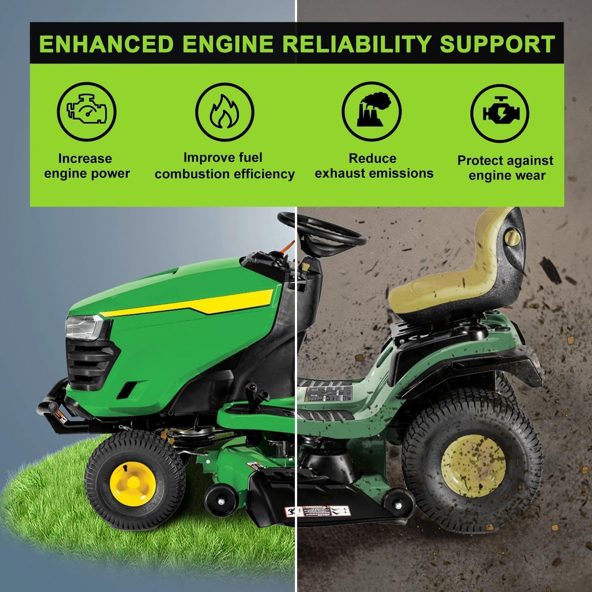 Harbot Cub Cadet LT1050 air filter enabling smooth mowing operation.