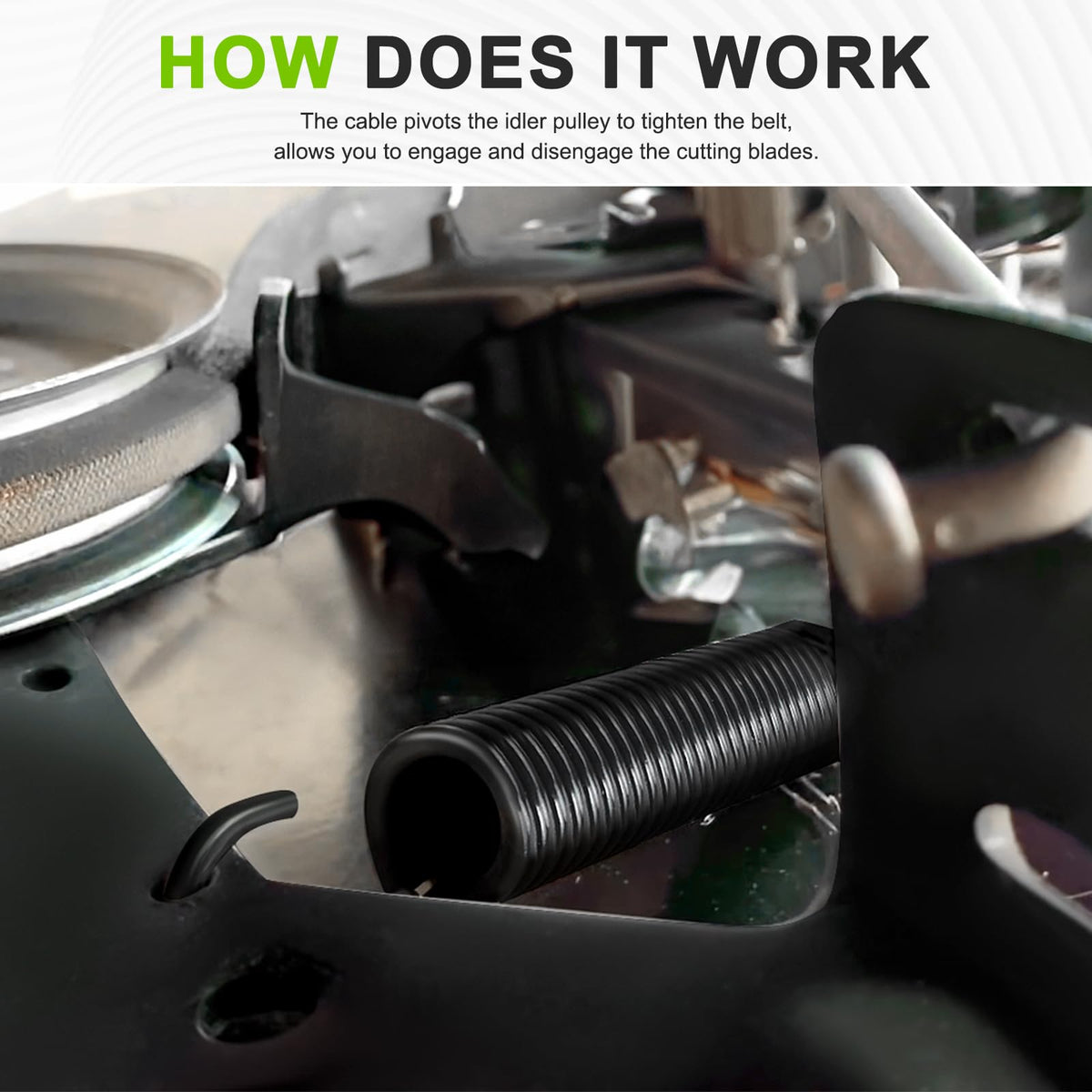 Harbot DLT3000 tractor cable restores deck performance.