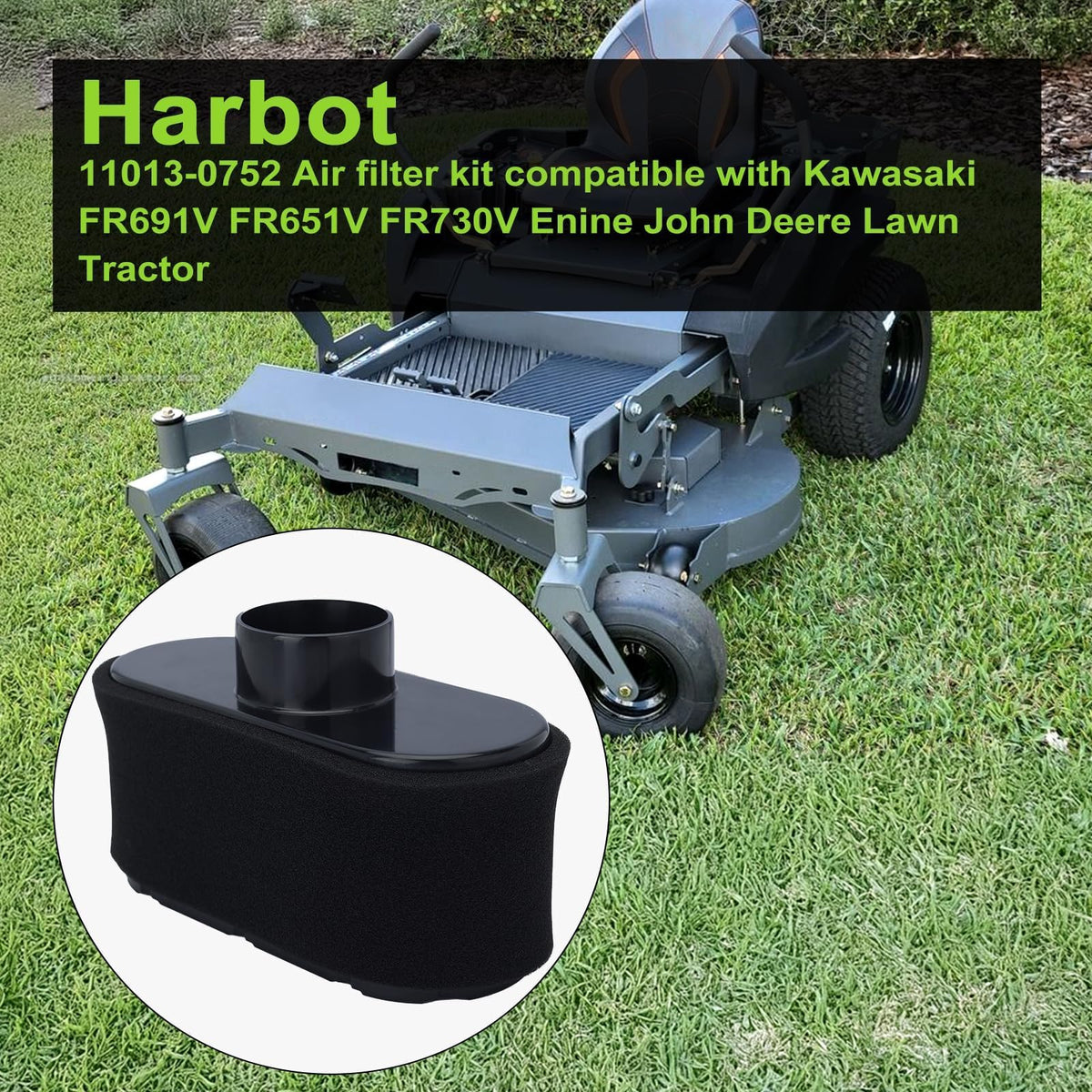 Harbot FR691V air filter pack of two for quick maintenance