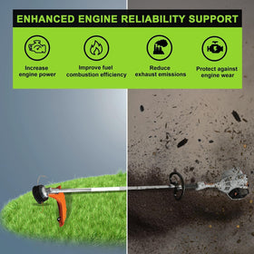 Harbot FS56RC spark plug and fuel filter included in kit
