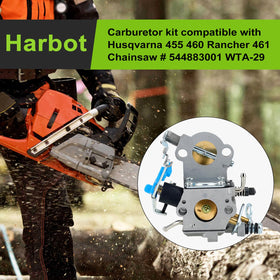 Harbot fuel line and primer assembly for reliable fuel delivery in Husqvarna saw