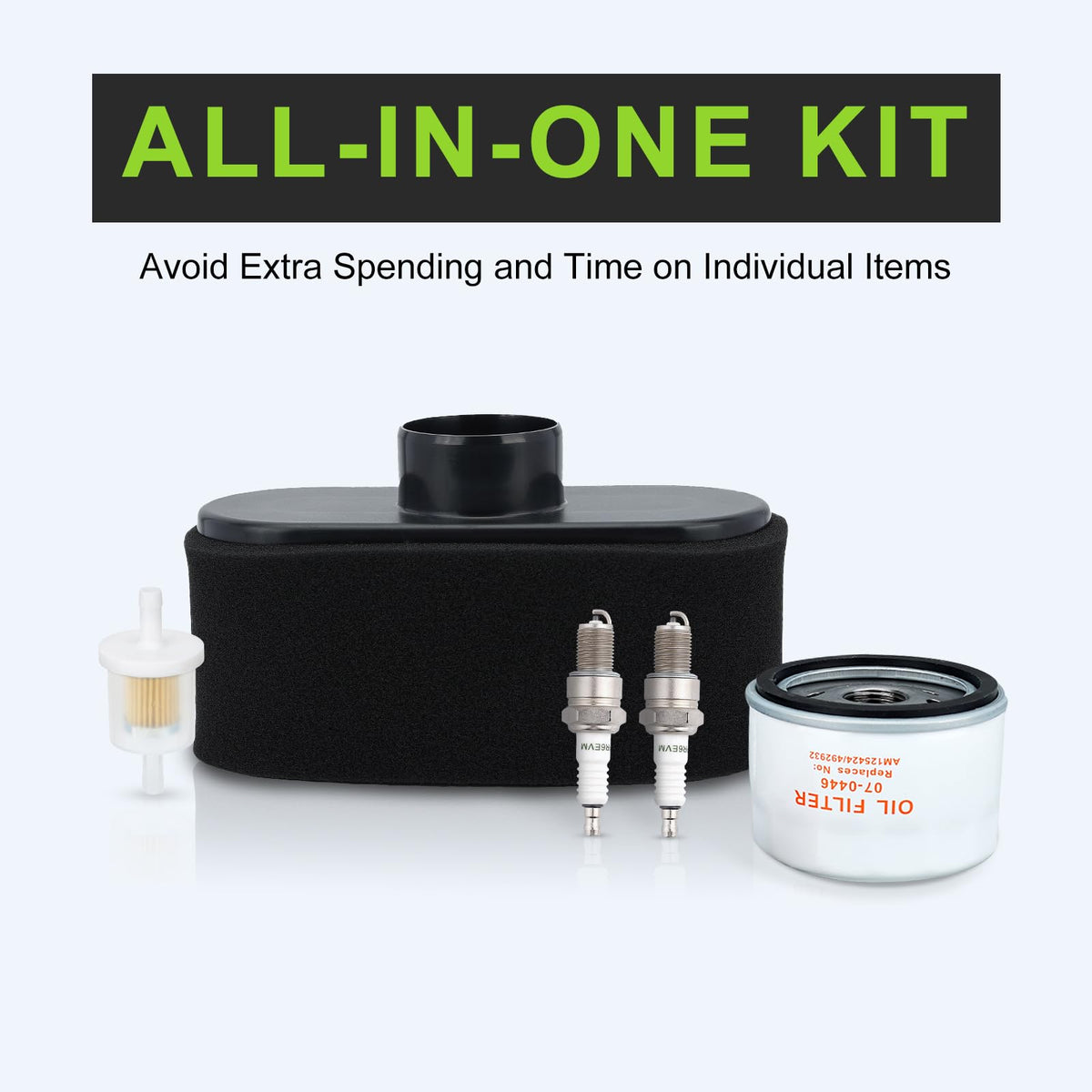 Harbot fuel filter helps keep fuel clean for Kawasaki FR models.