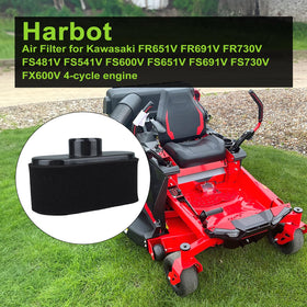 Harbot pre-filter for Kawasaki engines shields the main filter from dust.