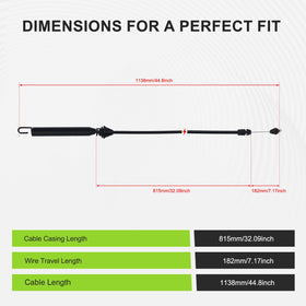 Harbot LT1000 LT2000-compatible cable supports easy mower upgrades.