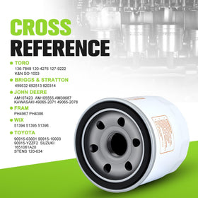 Harbot oil-filter 120-4276 closeup with robust housing and seals.