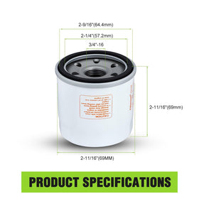 Harbot oil-filter 136-7848 closeup highlighting secure mounting and filtration efficiency.