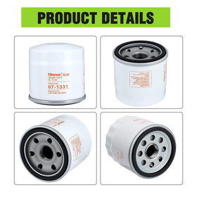 Harbot oil-filter metal-body closeup emphasizing sturdy seals and longevity.