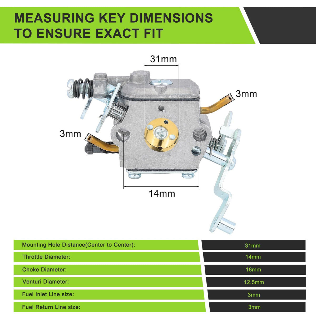 Harbot PP5020AV carburetor adjustment tool aids precise tuning during setup.
