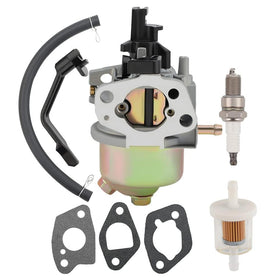 Harbot Predator carburetor kit laid out for 4000 series engines, showing the complete kit and components.