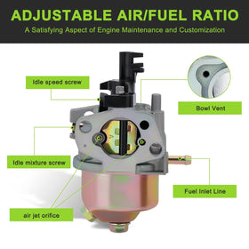 Carburetor adjustment tool included with Harbot Predator kit for precise setup.