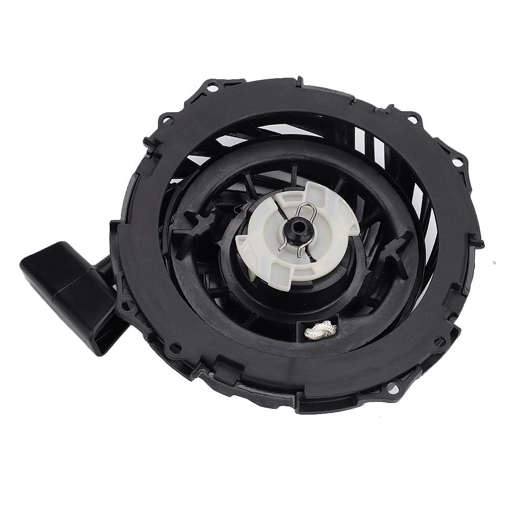 Harbot recoil pulley component demonstrates robust design for consistent engine engagement.