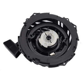 Harbot recoil pulley component demonstrates robust design for consistent engine engagement.