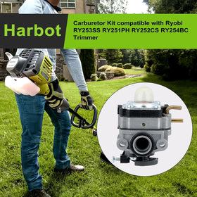 Harbot Ryobi carburetor kit with gasket for secure fit