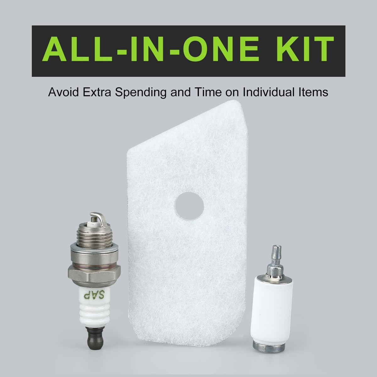 Harbot spark plug 590710201 ensures reliable ignition for trimmers.