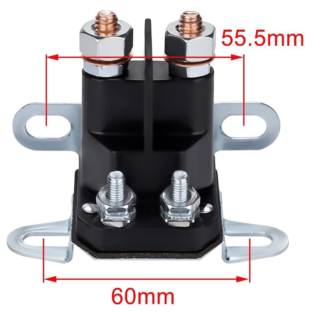 Harbot universal starter solenoid 12V 4-pole detailed-contacts shows wiring layout clearly