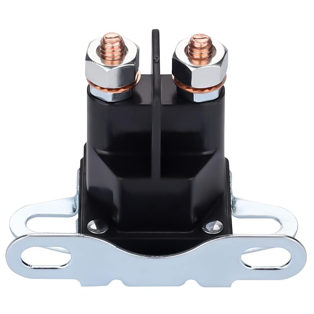 Harbot universal starter solenoid 12V 4-pole side view highlights four-terminal design for compatibility