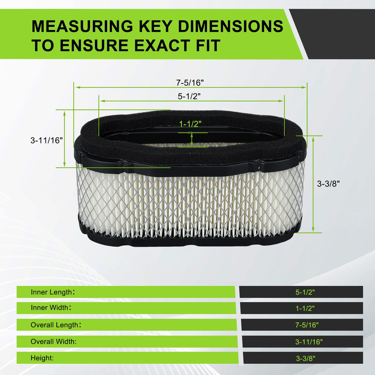 Harbot X320 maintenance kit dimensions label for proper fit