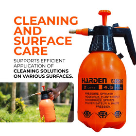 Harden compact design fits shelves, benches, and light-duty cleaning carts.