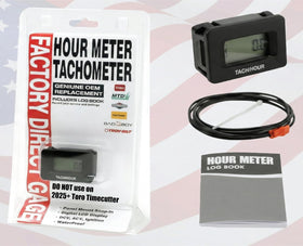 Hardline digital hour meter front view showing a clear display for quick readings.