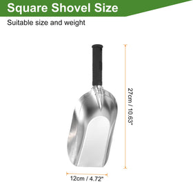 HARFINGTON square shovel with ergonomic handle for comfortable gardening.