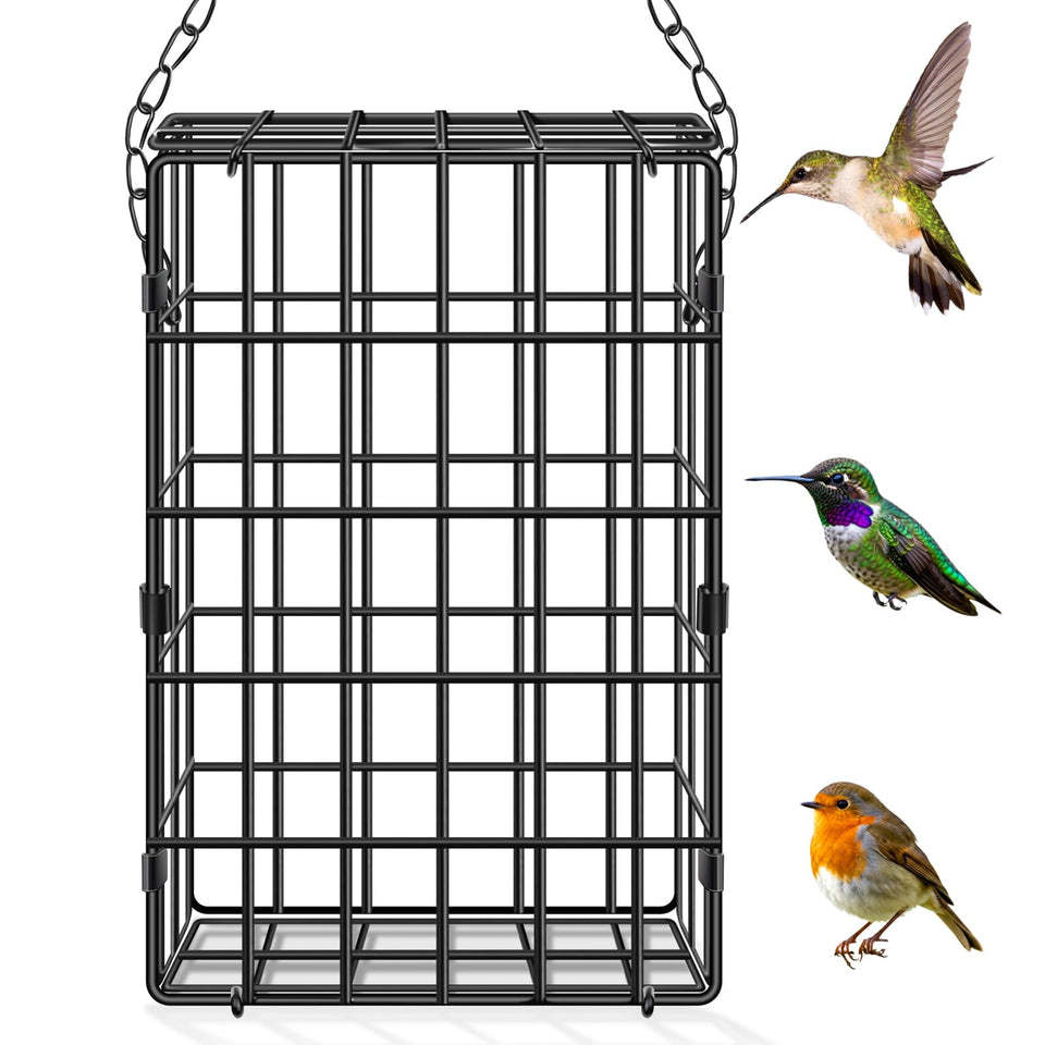 Harhana nest material holder on a tree branch with secure hanging mount for outdoor use