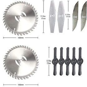 Harmkrola manganese steel saw blades designed to cut thicker brush and branches
