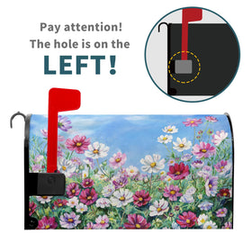 Harooni wildflowers design adds colorful charm to your outdoor mailbox while staying water-resistant.