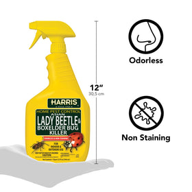 Harris Asian Lady Beetle Killer label detail highlights the EPA registration and safe use.