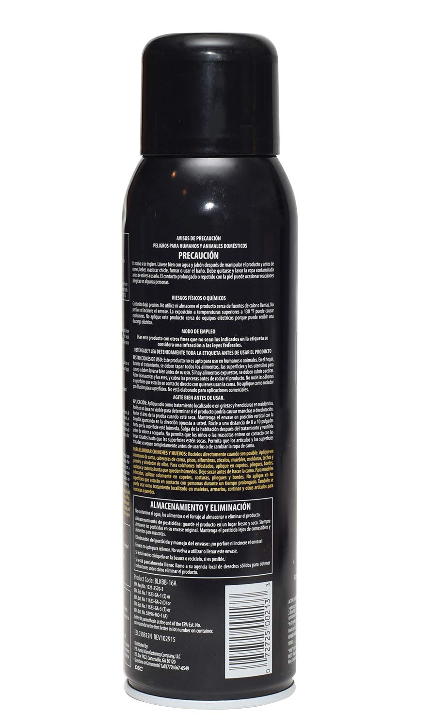 Apply Harris spray to luggage and travel items against pests