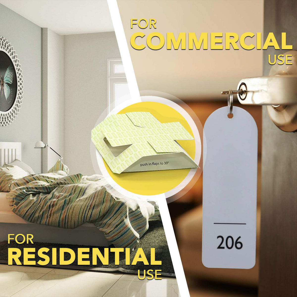 HARRIS Bed Bug Traps suitable for residential and commercial monitoring.