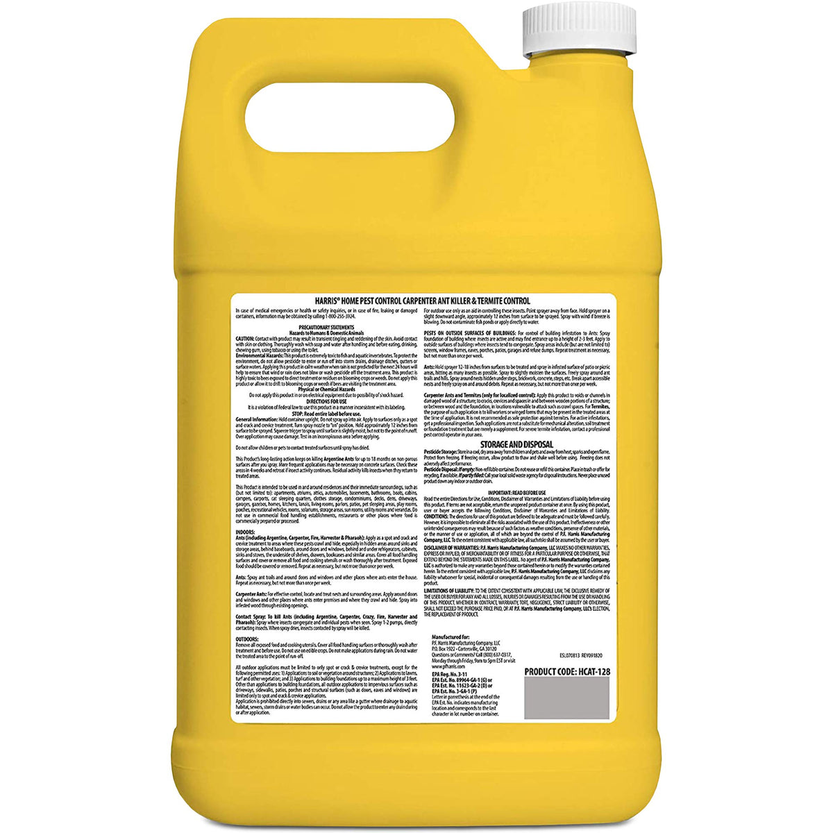 Harris is EPA registered for indoor and outdoor residential use.
