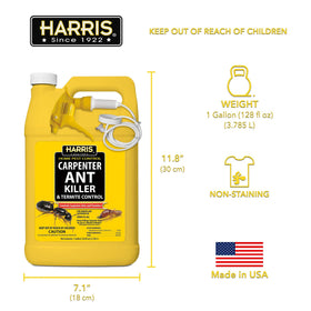 Harris provides up to one month of protection after application.