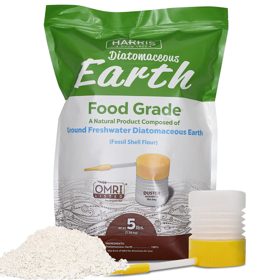 HARRIS diatomaceous earth 5lb bag for organic use and safe home application