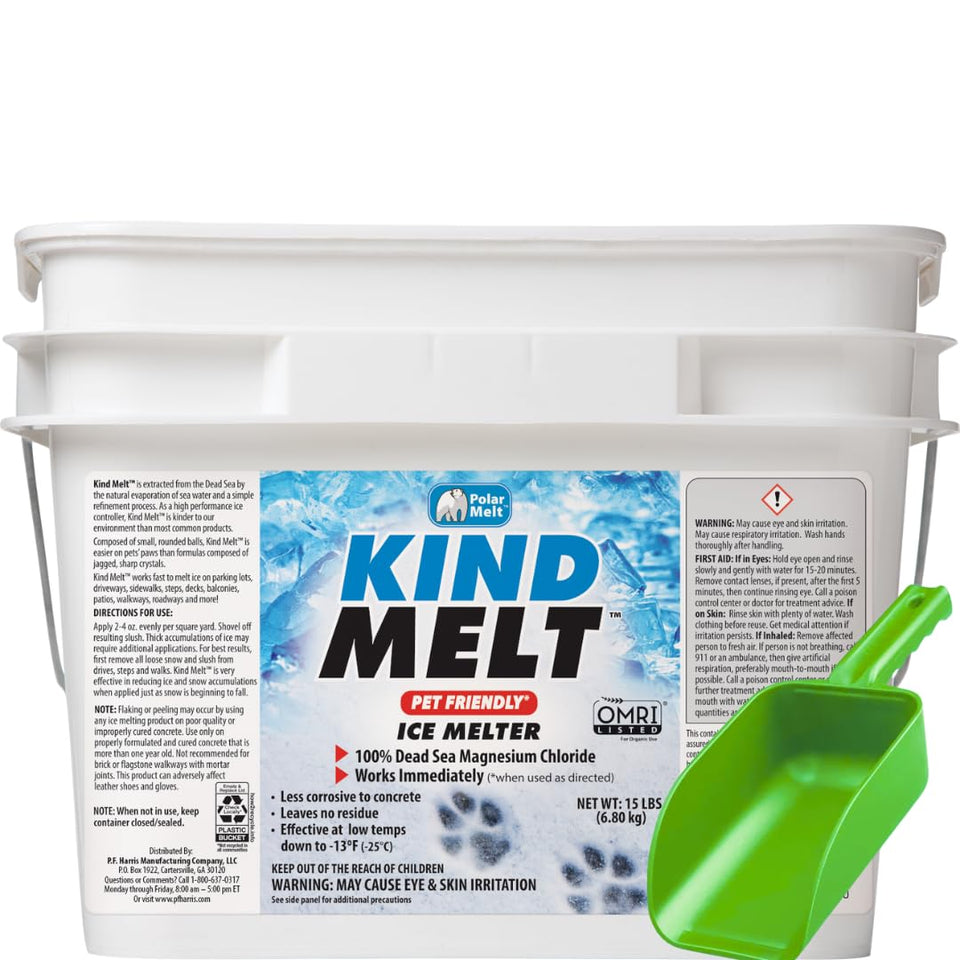 Harris Kind Melt pet safe ice melt pellets gentle for paws and pets