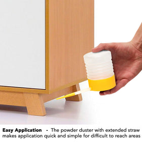 HARRIS powder applied in pantry corner for discreet use against pests