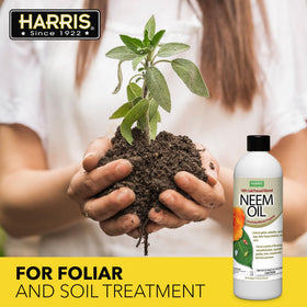 Harris Neem Oil concentrate cosmetic use for skin, hair, and nails.