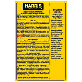 Close-up of HARRIS roach tablets showing the attractant lure.